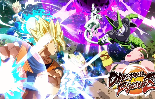 Скачать обои Dragon, Fighting, Ball, Fighterz, раздел игры в разрешении 