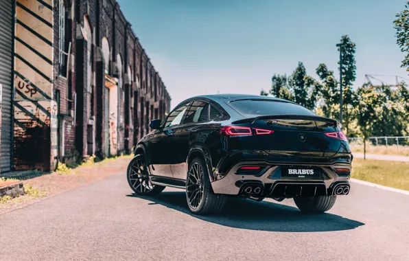 Mercedes-Benz, Brabus, Black, Rear, GLE, Brabus 800
