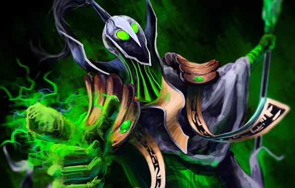 Магия, рука, арт, Dota 2, Rubick, Grand Magus, Por-t-falatron