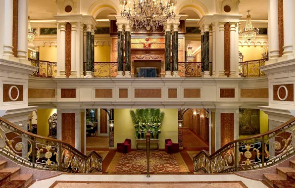 Дизайн, стиль, вилла, интерьер, дом-замок, lobby, Vilard Mansion