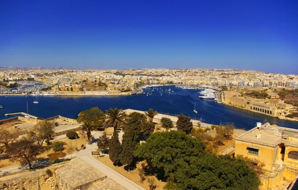 Картинка город, дома, City, архитектура, панорама., Malta, Мальта, Zabbar