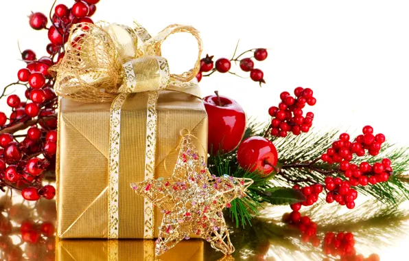 Картинка украшения, праздник, новый год, рождество, подарки