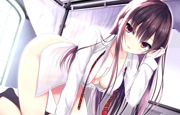 Kawaii, girl, hot, sexy, boobs, breast, anime, beautiful
