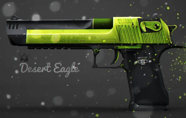 Пыль, искра, серый фон, desert eagle, workshop, cs go, gunsmith, green boost