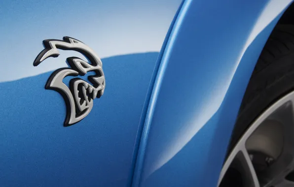 Dodge, эмблема, logo, Charger, Hellcat, SRT, Widebody, 2019