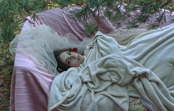 Картинка девушка, фантазия, арт, Agnieszka Lorek, Homelessness of feelings, Anna Maria