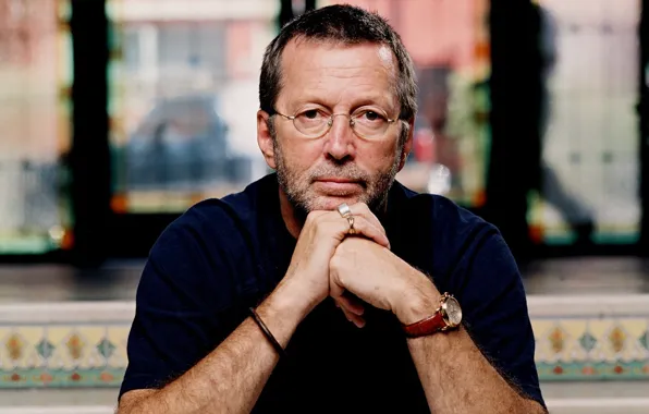 Картинка guitarist, rock musician, slowhand, eric clapton, .men's black top