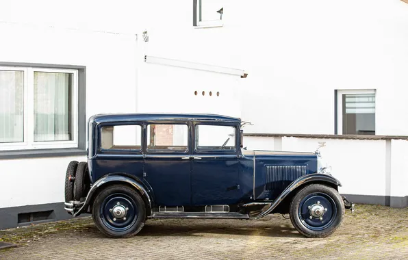 Вид сбоку, ретро автомобили, Limousine, retro cars, Adler, 1931–34, Adler Standard 6, Standard 6