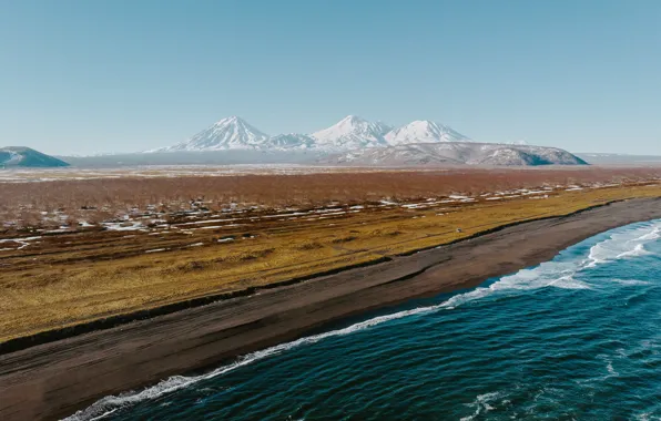 Sky, Landscape, Beach, Water, Mountain, Sand, Ocean, Sea