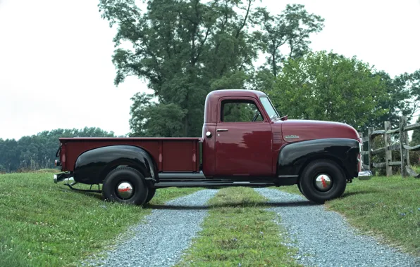 150, вид сбоку, пикап, GMC, 1949, Pickup Truck, GMC 150