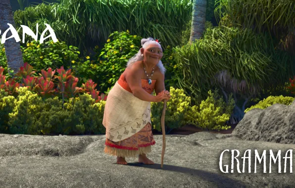 Cinema, flower, woman, island, movie, film, animated film, vegetation