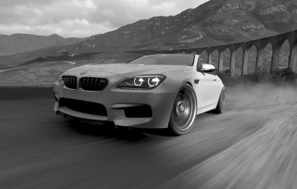HDR, BMW, Drift, Bridge, Game, BMW M6 Coupe, FM7, UHD