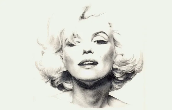 Картинка girl, young, art, beautiful, blonde, Marilyn Monroe