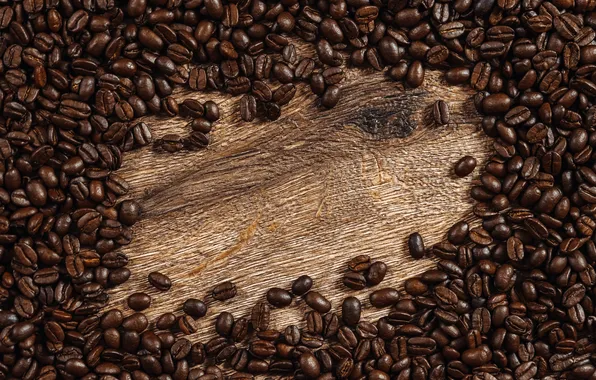 Wood, pattern, coffee, grains