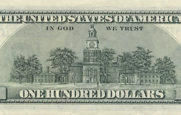 Картинка green, United States, note, dollar, God, America, public, federal