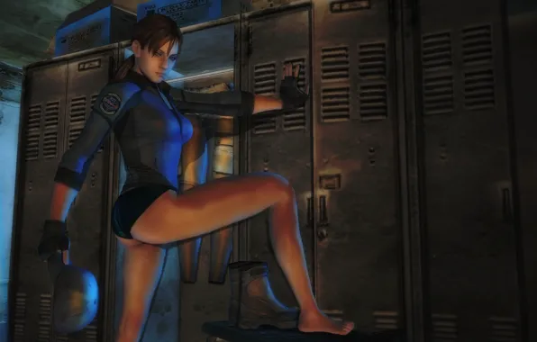 Girl, game, ass, resident evil, legs, woman, butt, jill valentine