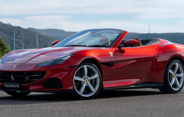 Картинка кабриолет, экстерьер, 2021, Ferrari Portofino M