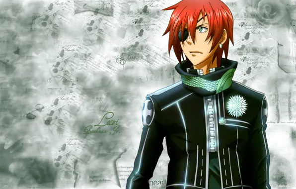 Аниме, D.Gray-Man, Lavi, d'gray man, книгочей, Лави, d.gray man