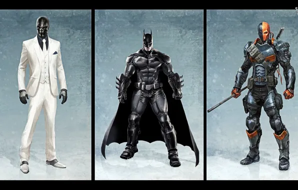 Batman, Black Mask, Deathstroke