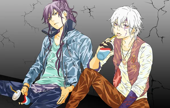 Аниме, арт, парни, D. Gray-man