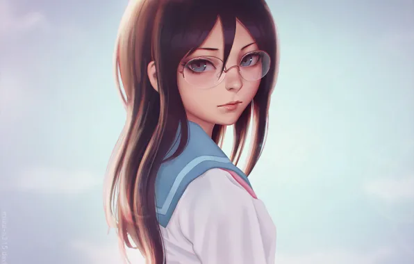 Girl, anime, pretty, face, asian, japanese, oriental, asiatic