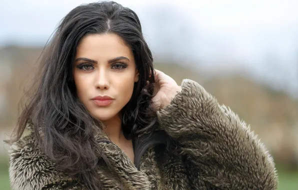 Картинка взгляд, лицо, волосы, красотка