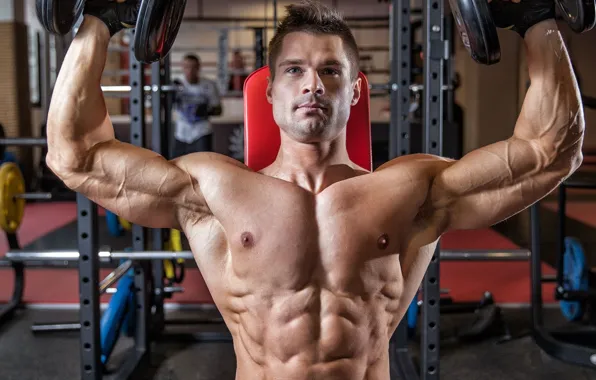 Мышцы, бодибилдинг, muscles, пресс, тренировка, гантели, workout, fitness