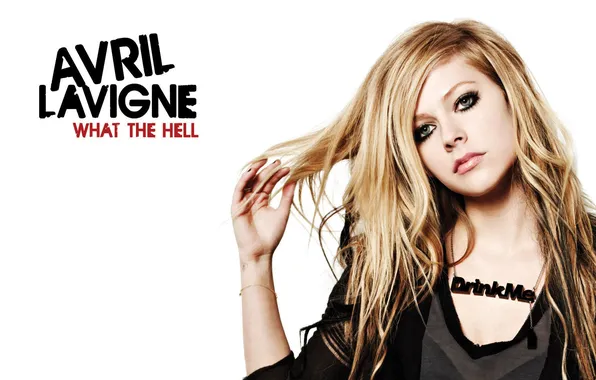 Картинка певица, Avril Lavigne, what the hell