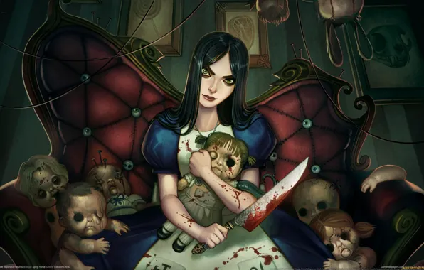 Обои, EA Games, Alice: Madness Returns