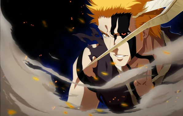 Battlefield, game, Bleach, anime, power, Kurosaki Ichigo, warrior, manga