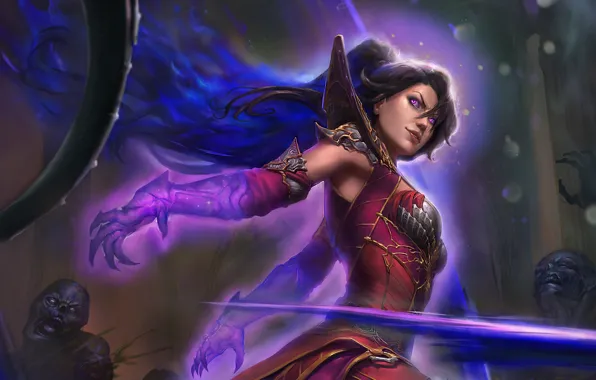 Маг, Diablo 3, art, Wizard