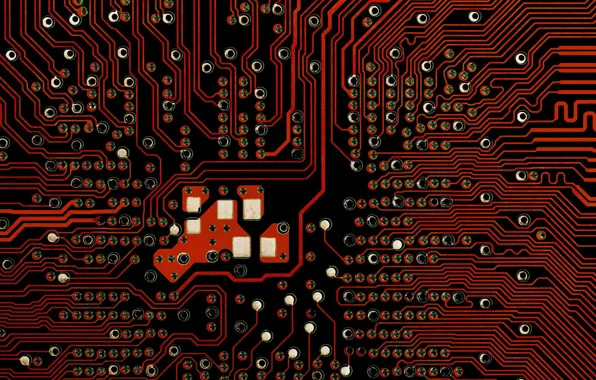 Картинка макро, фон, computer circuit board