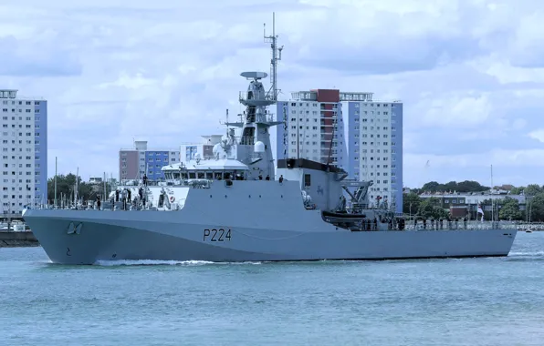 Корабль, Англия, патрульный, HMS Trent