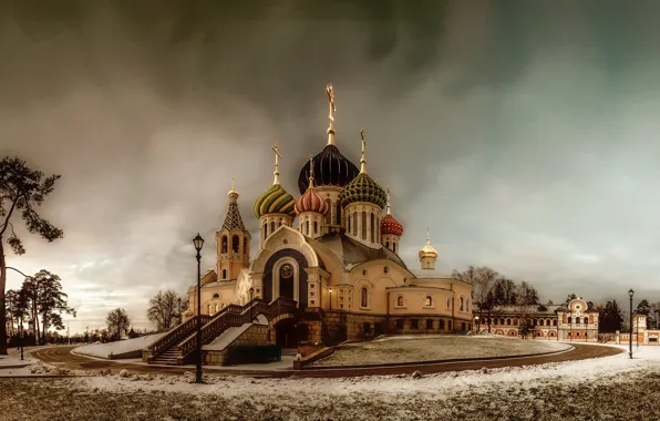 Зима, церковь, храм, St. Igor Of Chernigov