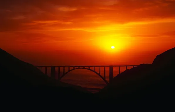 Wallpaper, nature, sunset