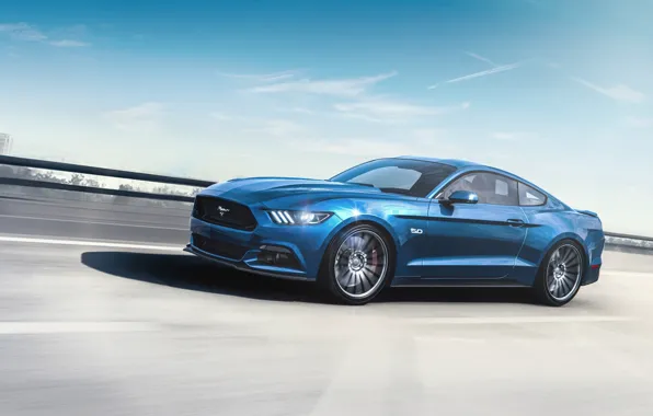 Mustang, Ford, Авто, Синий, Машина, Ford Mustang 2015, Transport & Vehicles, by Umit Isik