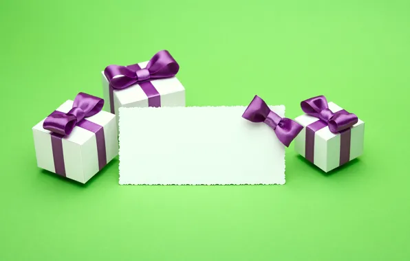 Подарок, лента, бант, box, present, gift, bow, puple