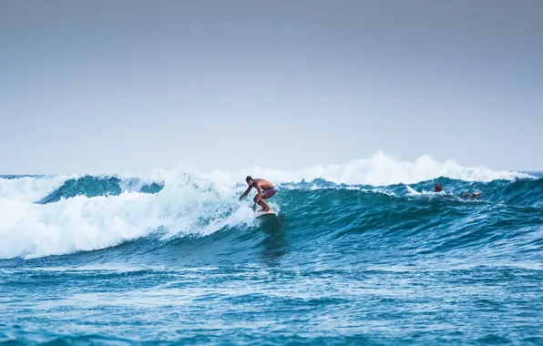 Waves, sport, sky, sea, ocean, seascape, surfing, surf
