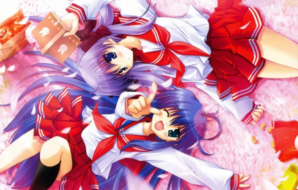 Улыбка, школьницы, lucky star, счастливая звезда, коната, кагами
