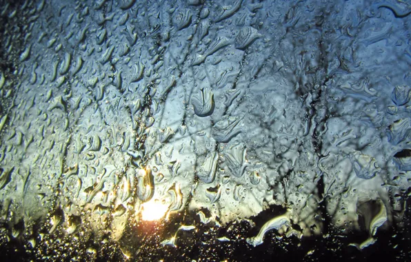 Картинка стекло, облака, дождь, sky, Rein