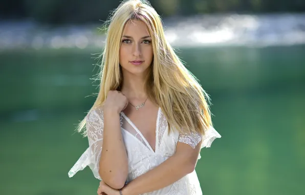 Картинка девушка, фон, портрет