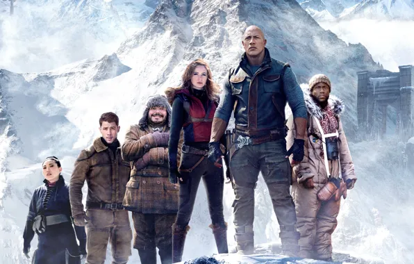 The Rock, Dwayne Johnson, Film, Jack Black, Karen Gillan, Nick Jonas, Kevin Hart, Jumanji