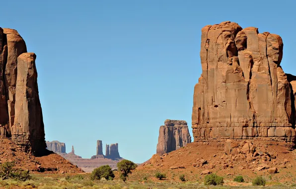 Небо, горы, скалы, США