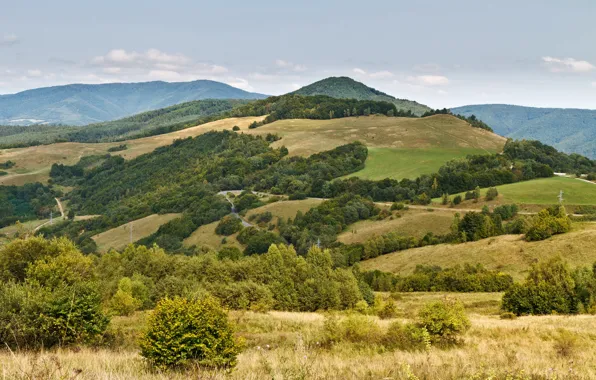 Пейзаж, горы, природа, Словакия, Кошицкий край