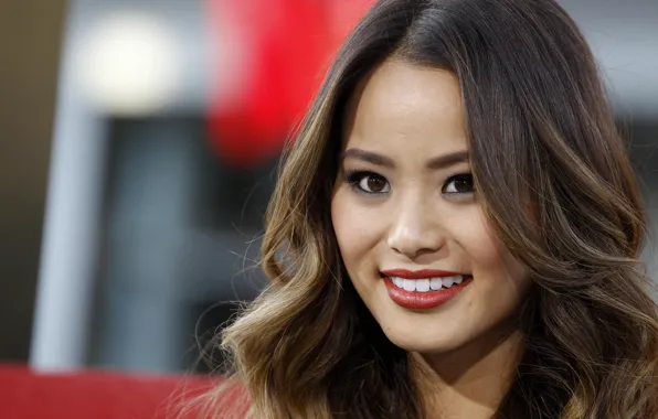 Взгляд, поза, портрет, актриса, брюнетка, sexy, hair, Jamie Chung