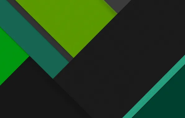 Картинка Android, Green, Black, Line, Abstractions