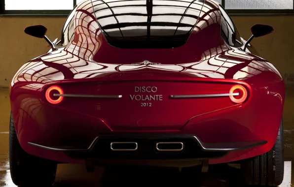 Concept, автомобиль, вид сзади, Touring, Disco Volante, SuperLeggera