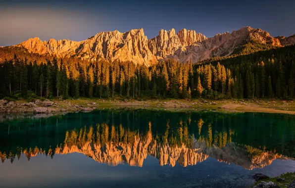 Картинка горы, природа, озеро