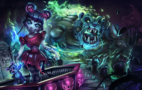 Зомби, League of Legends, Лига Легенд, Annie