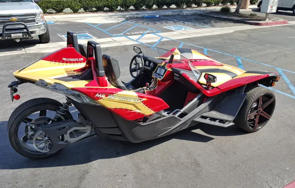 Beautiful, comfort, hi-tech, Polaris, Slingshot, tecnology, sporty, tricycle